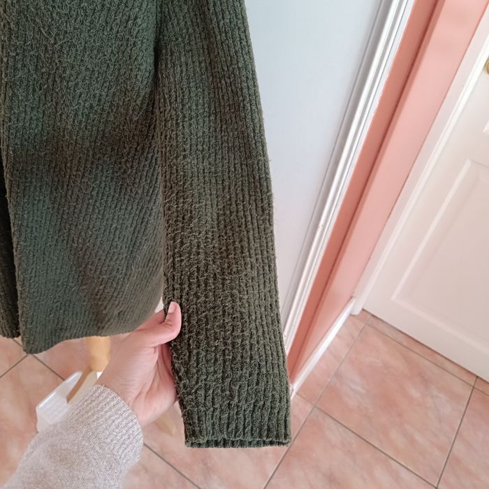 Primark robe vert kaki en laine - photo numéro 5