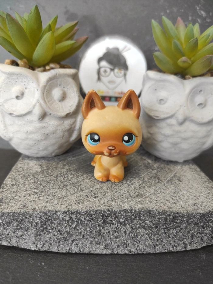 Little Petshop LPS chien berger allemand german shepherd 212 #geektradelpschien