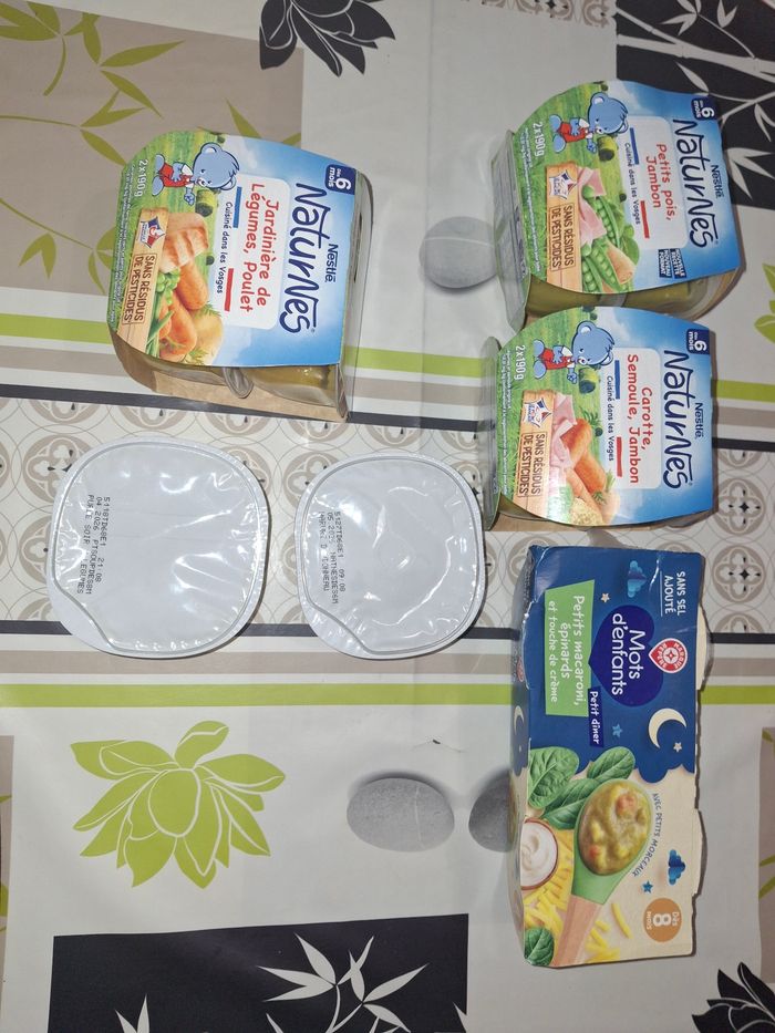 Lot petit pots Repas