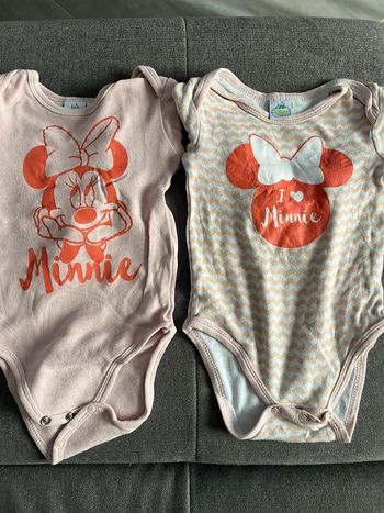 2 bodys ML Disney Minnie 6 mois