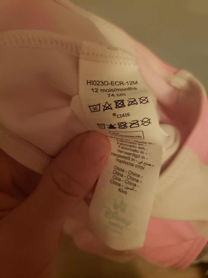 Maillot de bain 🎀 Disney baby 12 mois 3€ - photo numéro 3