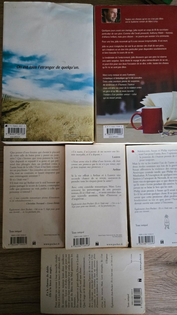 Lot 6 livres marc levy - photo numéro 8