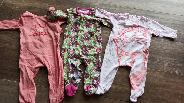 Pyjamas coton 6 mois - photo numéro 2