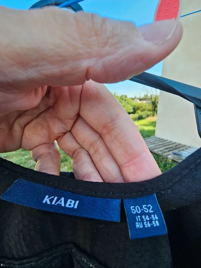 Blouse noir kiabi 50 52 femme - photo numéro 6