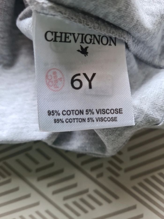 Tee-shirt  chevignon 6ans - photo numéro 8