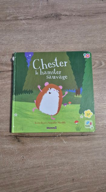 Livre puzzle Chester le hamster 