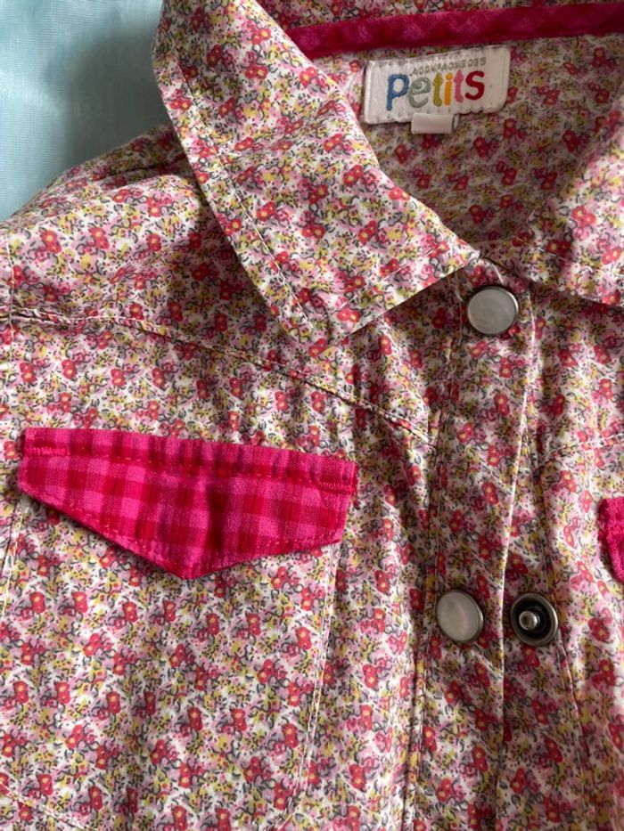 Chemise à fleurs 5an la compagnie des petits - photo numéro 2