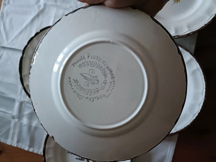 Lot de 8 assiettes vinteges herbes aromatiques - photo numéro 7