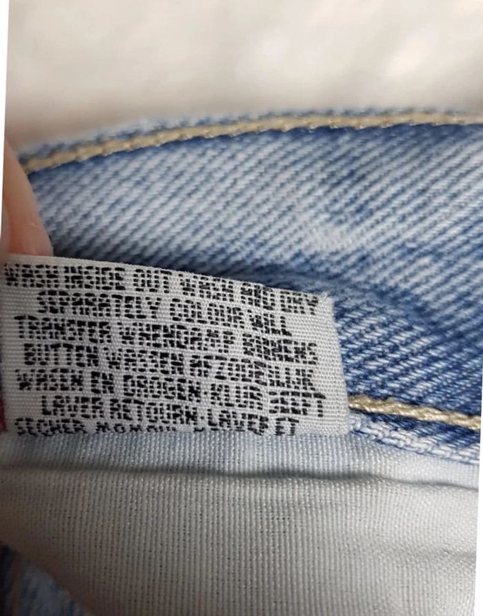 Jean Levi's 501 W35 L32 Bleu Vintage - photo numéro 12
