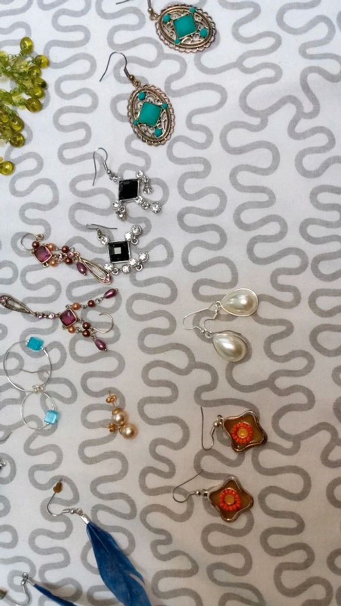 Ensemble boucles d'oreilles fantaisies - photo numéro 6