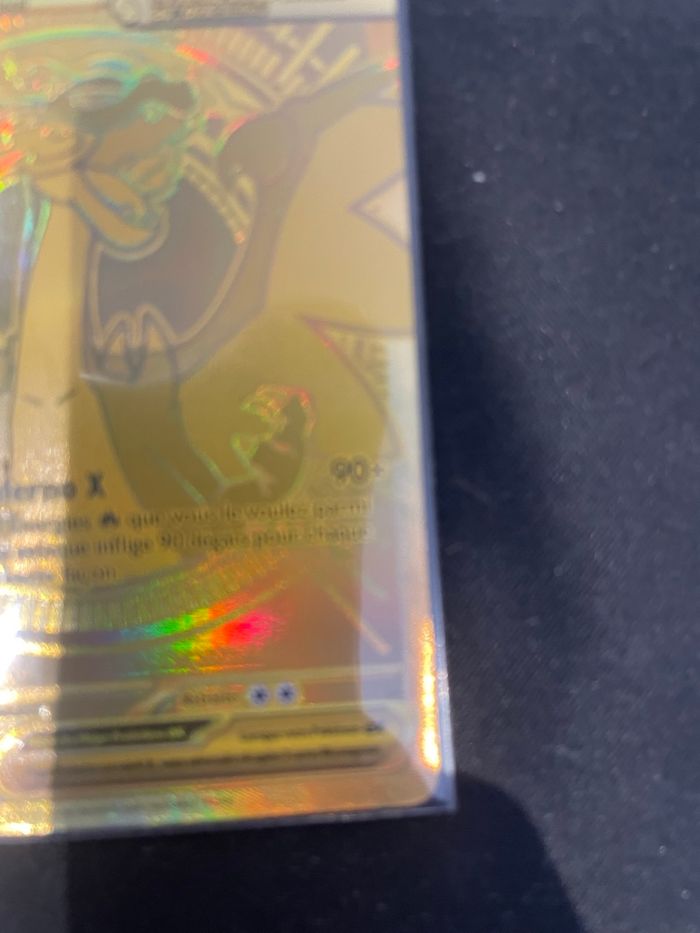Pokémon Dracaufeu Gold 130/094 Édition ME02 Flammes Fantasmagoriques - photo numéro 3