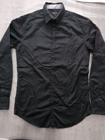 Chemise, slim fit, couleur noir, Taille S