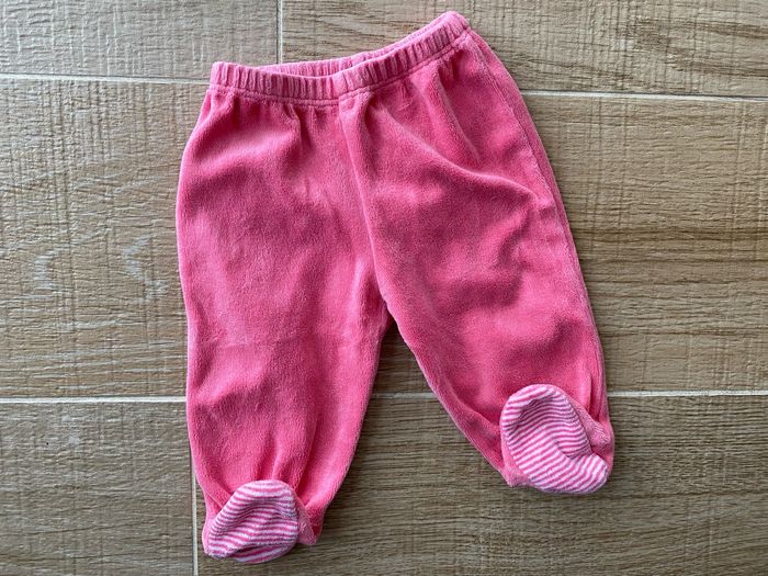 Pyjama velours  rose 3 mois Obaibi - photo numéro 4