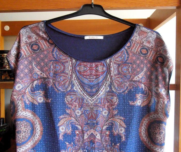 Blouse femme, tunique, Camaïeu, taille XL 42, bohème/orientale - photo numéro 2