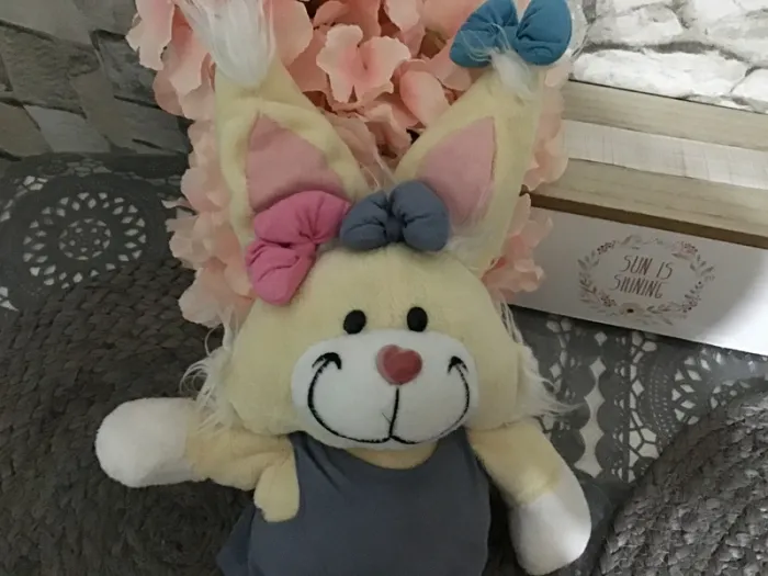 Vintage grnde peluche 40 cm mimihopps diddl - photo numéro 3