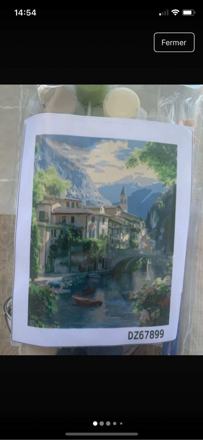 Kit complet de peinture par numéro - Neuf