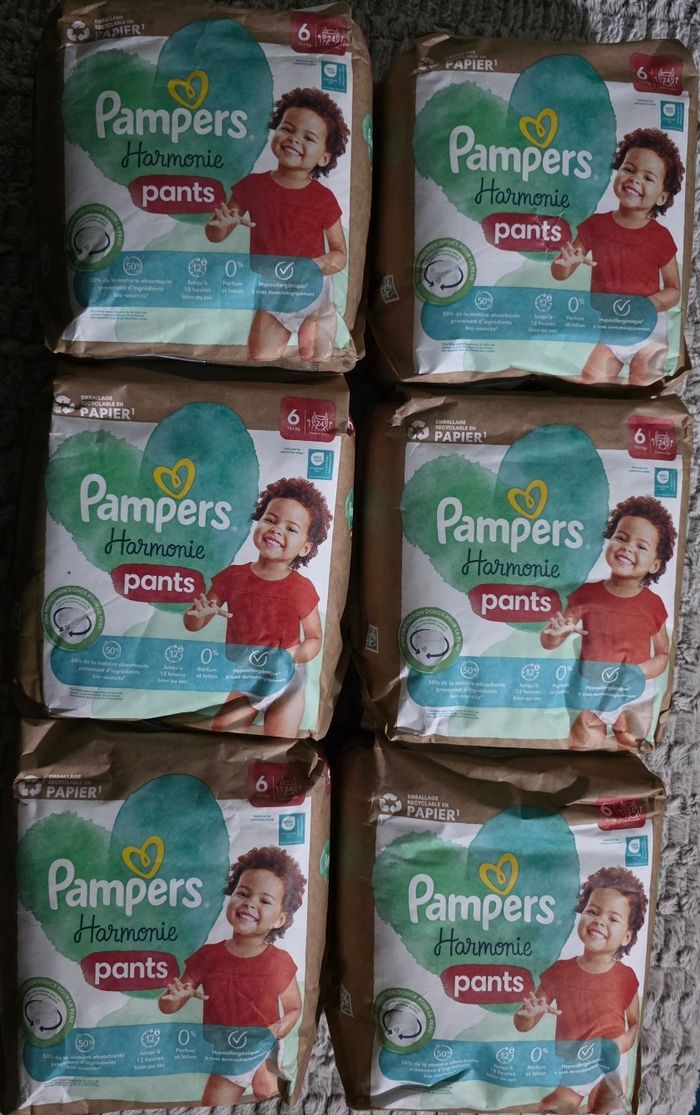Couches Pampers Harmonie Pants taille 6x6