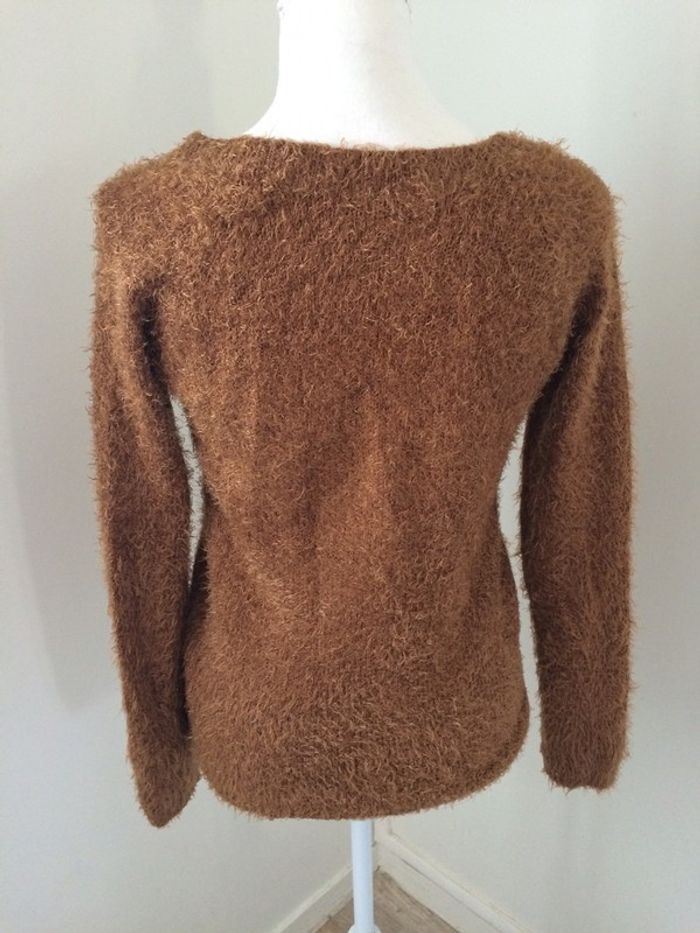 Pull marron stradivarius taille M - photo numéro 3