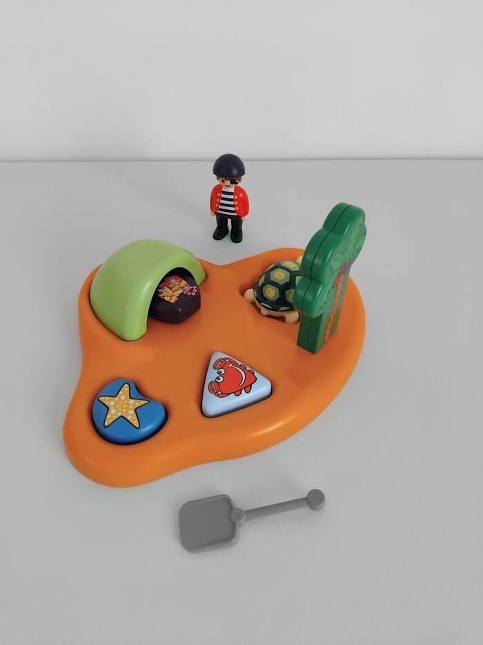 PLAYMOBIL 123 Île de Pirate 9119 Junior Complet 🐢 - photo numéro 2