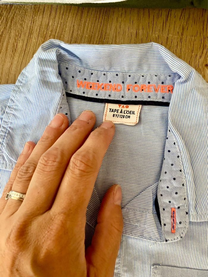 Chemise 8 ans tao - photo numéro 2