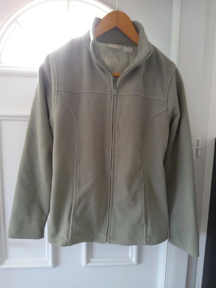 Gilet polaire vert clair