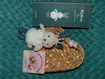 Doudou lapin nature blanc kaloo 🐰jamais utilisé