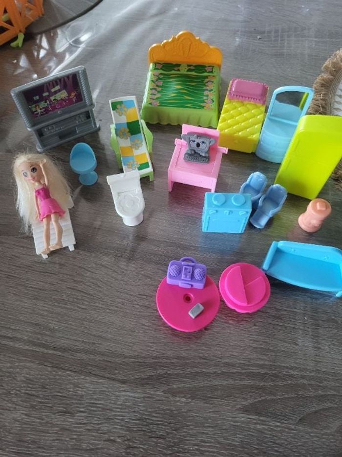 Polly pocket et accessoires de maison đźŹ