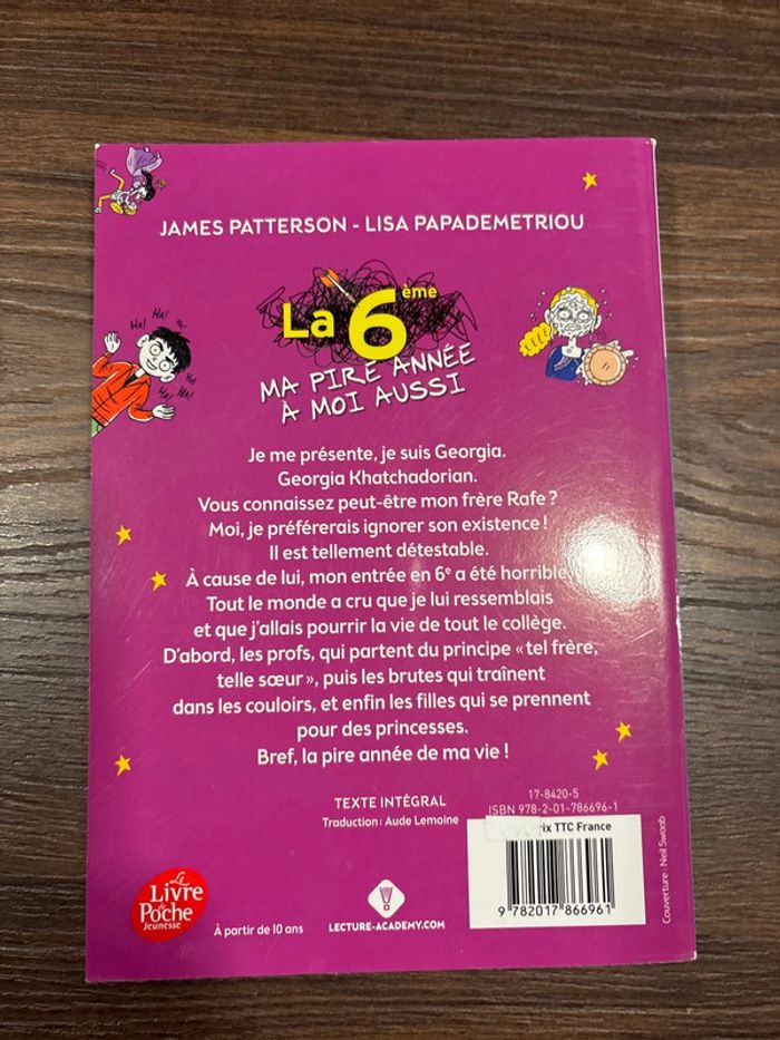 La 6eme Ma pire année a moi aussi - photo numéro 2