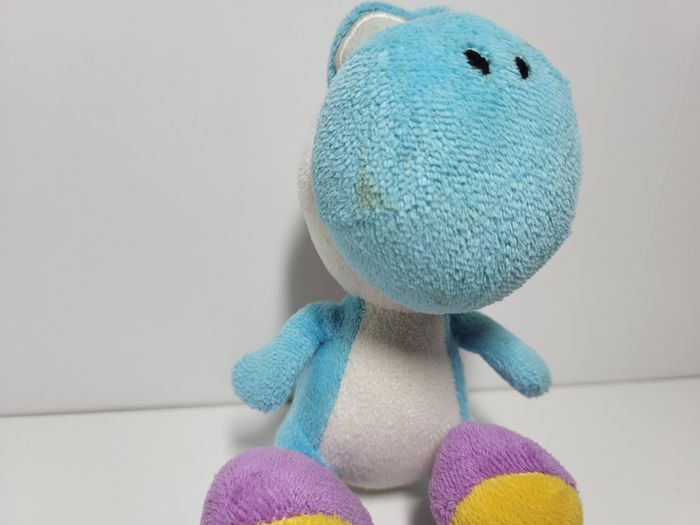 Peluche Mario - yoshi bleu - photo numéro 2
