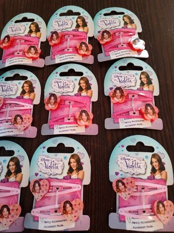 Lot de 20 pinces a cheveux fille Violetta