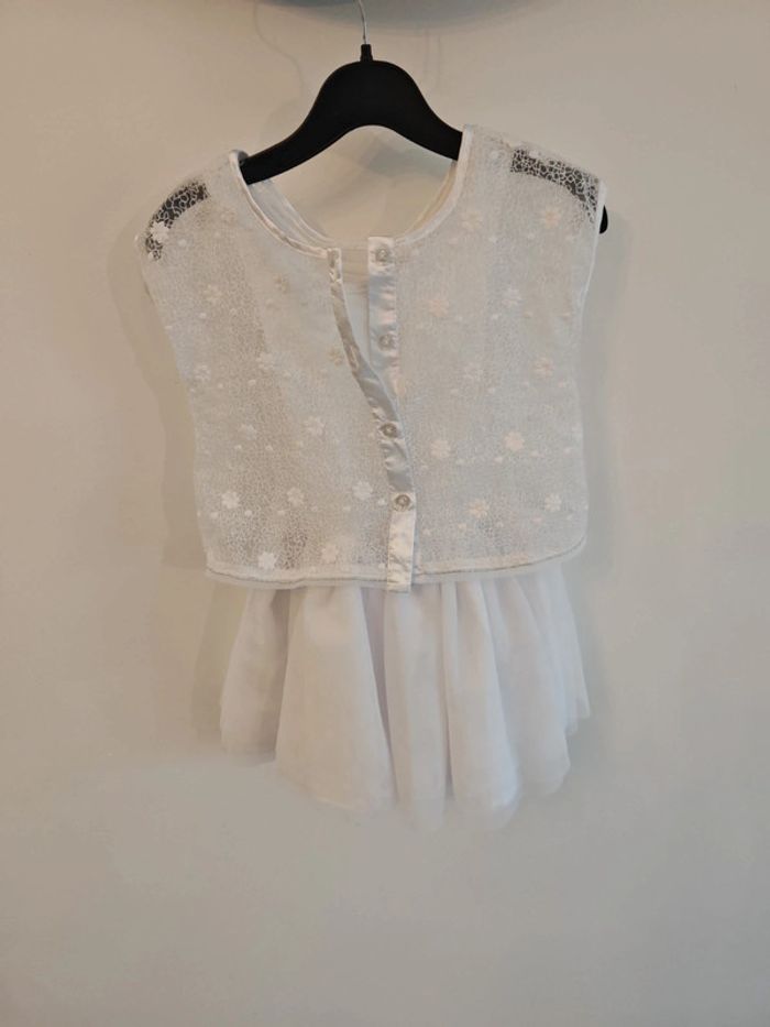 Robe blanche de cérémonie 3 ans - photo numéro 5