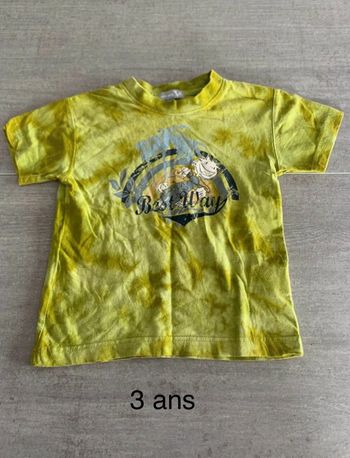 Tee-shirts vert 3 ans