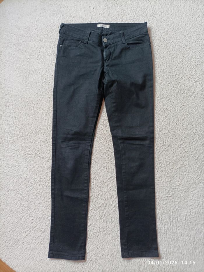 Jeans droit noir taille 36