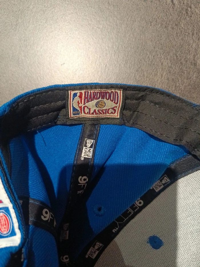 Casquette NBA détroit pistons bleu - photo numéro 4