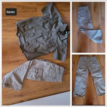 Ensemble pantalon +chemise 6ans