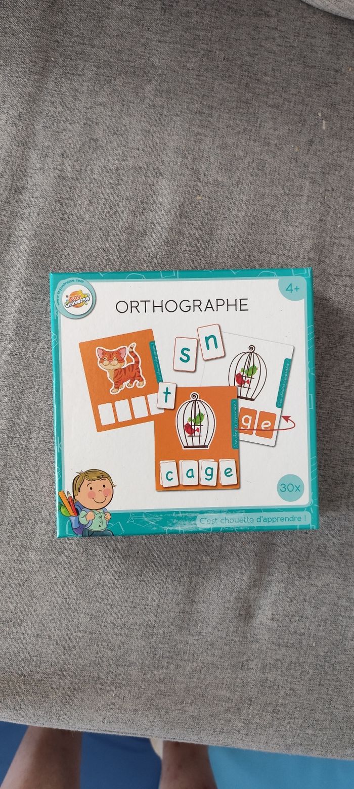 Jeu d'orthographe