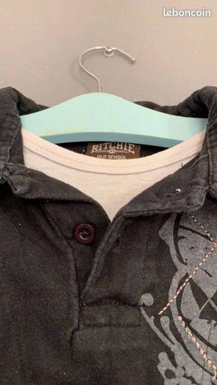 Haut pull Ritchie old school T4 ans - photo numéro 3