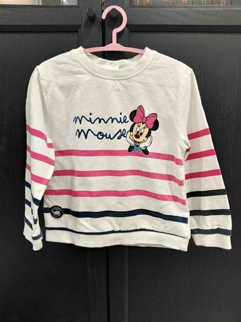 Pull chaud manches longues Minnie Mouse Disney taille 36 mois 3ans