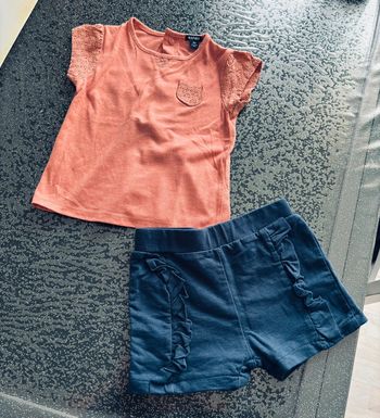 Ensemble d’été t-shirt & short / Taille 9 mois