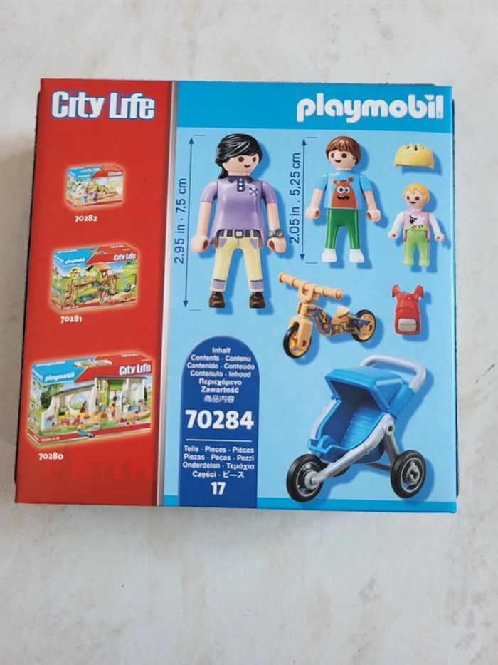 Playmobil cité life 70284 Maman avec enfants - photo numéro 2