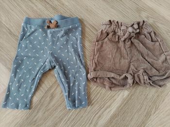 Lot pantalon short