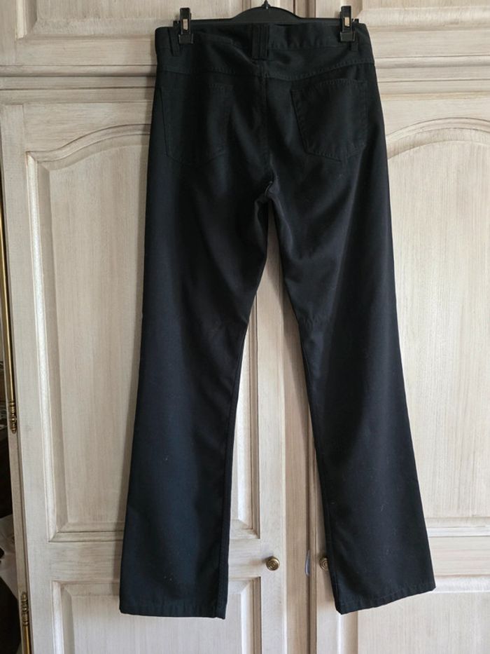 Pantalon noir h&m regular fit taille 30 - photo numéro 3