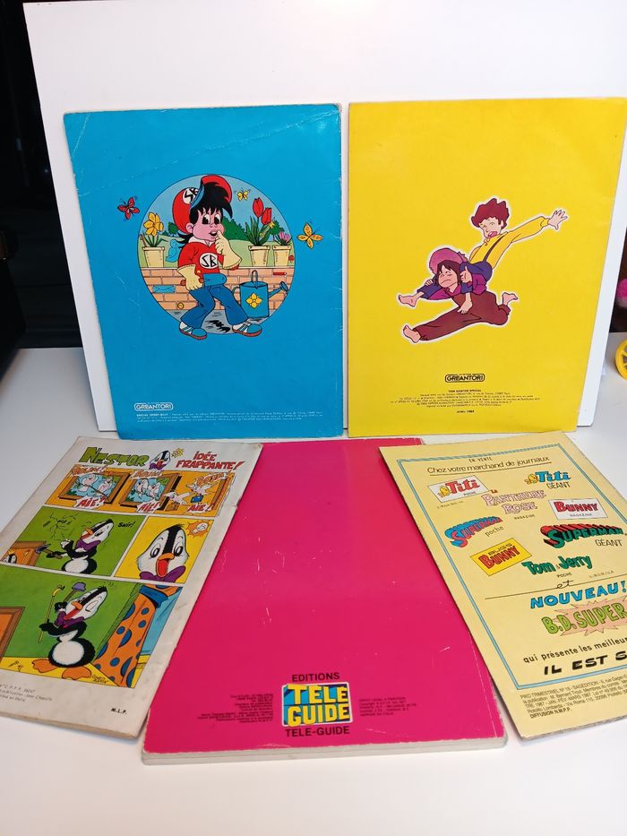 Lot de livres vintage année 80 tom Sawyer, Nestor, sport billy, hutchi, Woody woodpecker - photo numéro 2