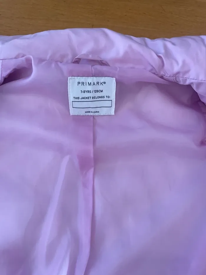 Doudoune sans manche rose 7-8 ans primark - photo numéro 5