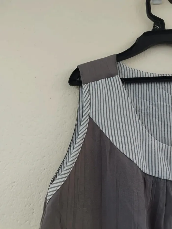 Tunique rayée - Made in Italy - taille 46 - photo numéro 4