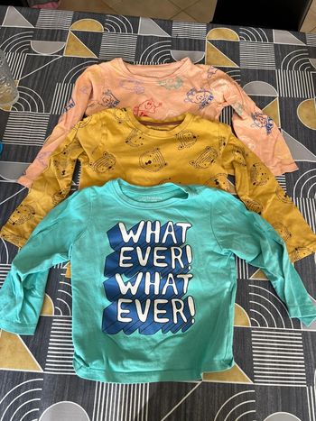 Lot 3 tee shirt manche longue