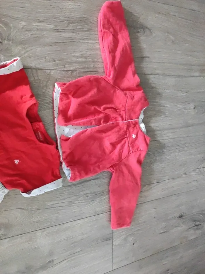 Lot ensemble robe et gilet 6mois - photo numéro 3