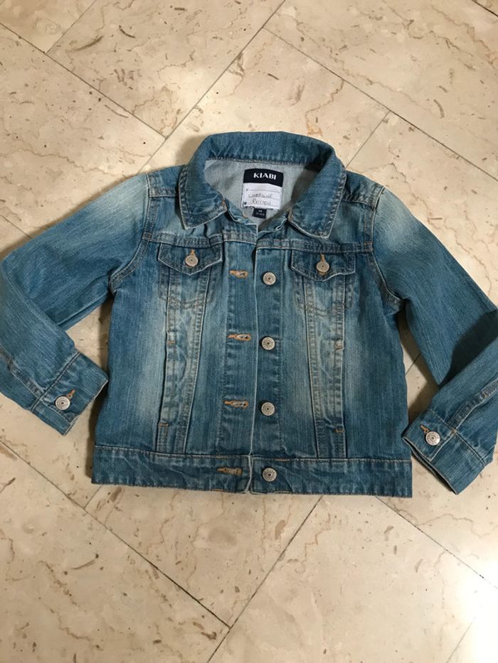 Blouson en jean fille 6 ans