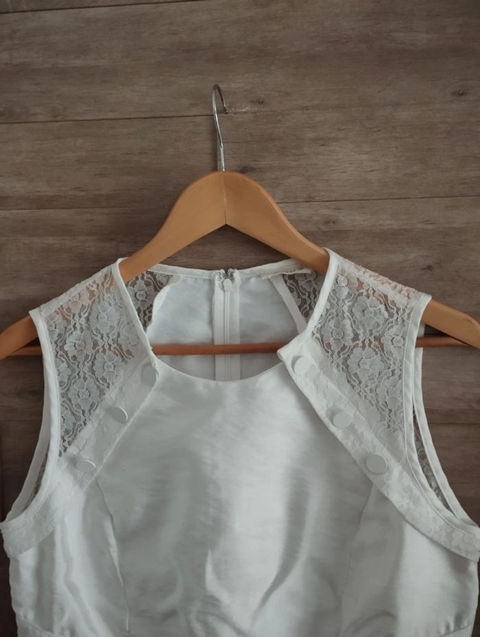 Blouse Sienna Si écru dentelle TXL - photo numéro 2