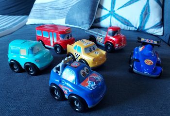 Lot de 6 mini voitures